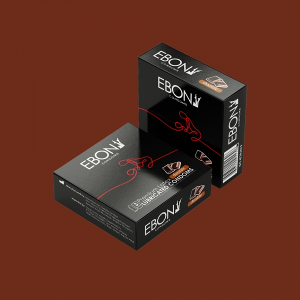 Ebony Condoms - Chocolate